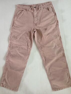 American Eagle Outfitters Mens Carpenter Flex Jeans Size 34x32 Pink Y2K Canvas‎
